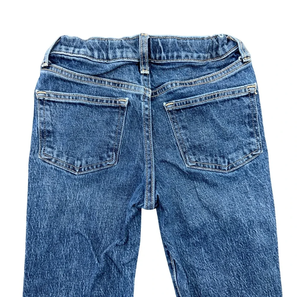 Old Navy Kids High-Rise Flare Jeans Medium Wash Studded Size 8 Built-In Tough